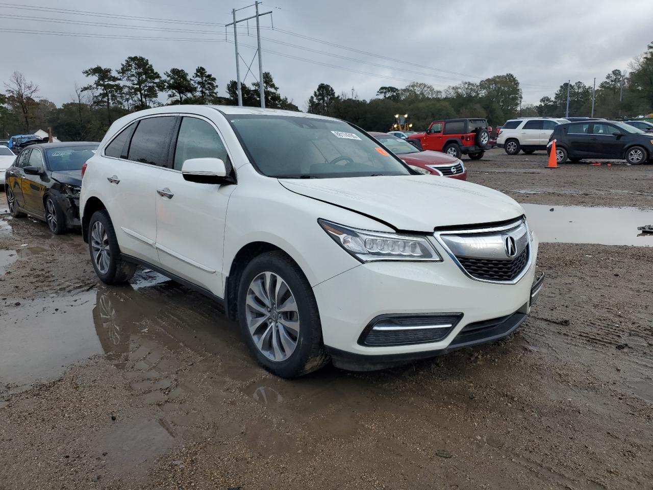 VIN 5FRYD3H40EB007831 2014 ACURA MDX no.4