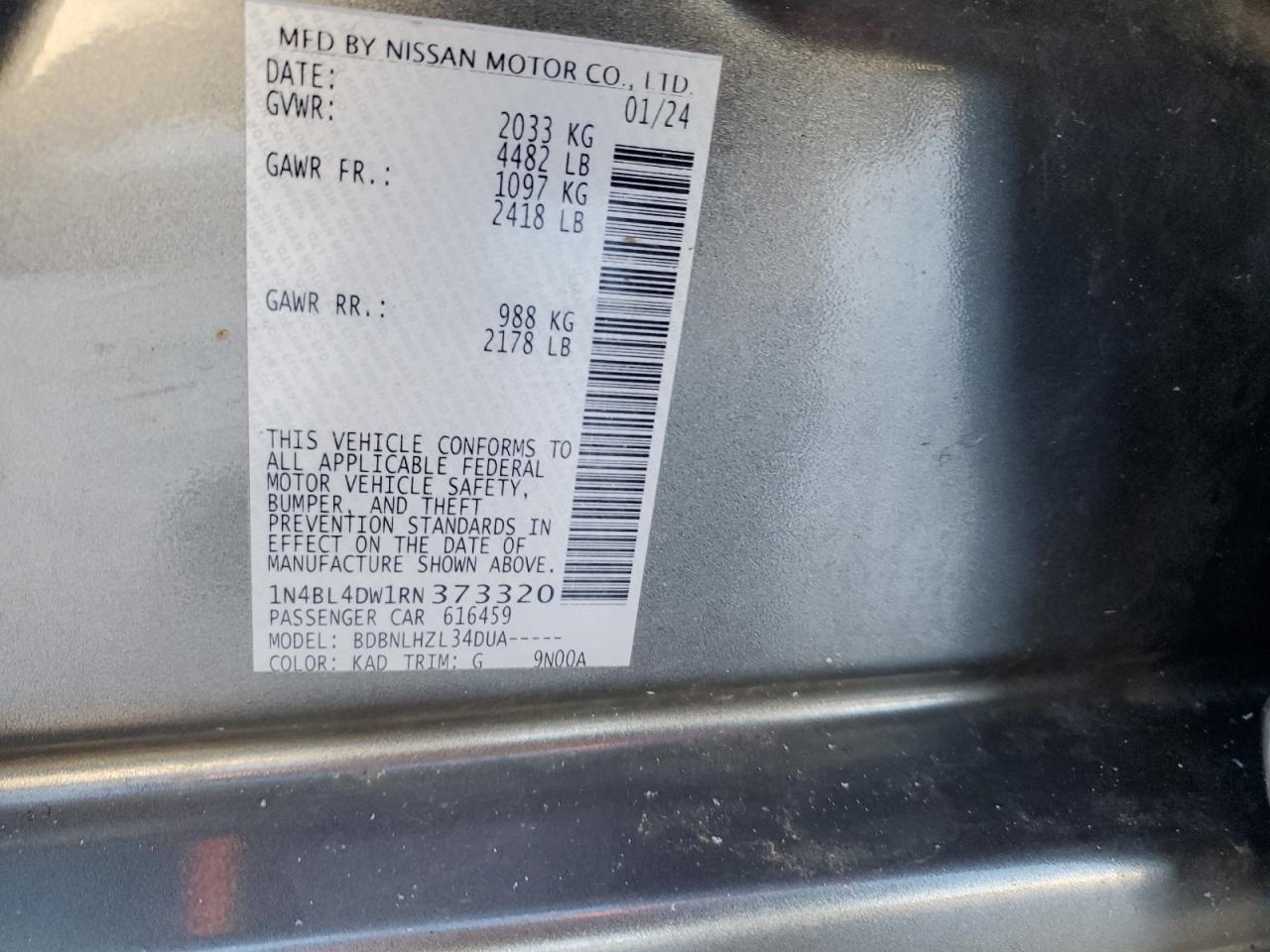 2024 Nissan Altima - Image 12