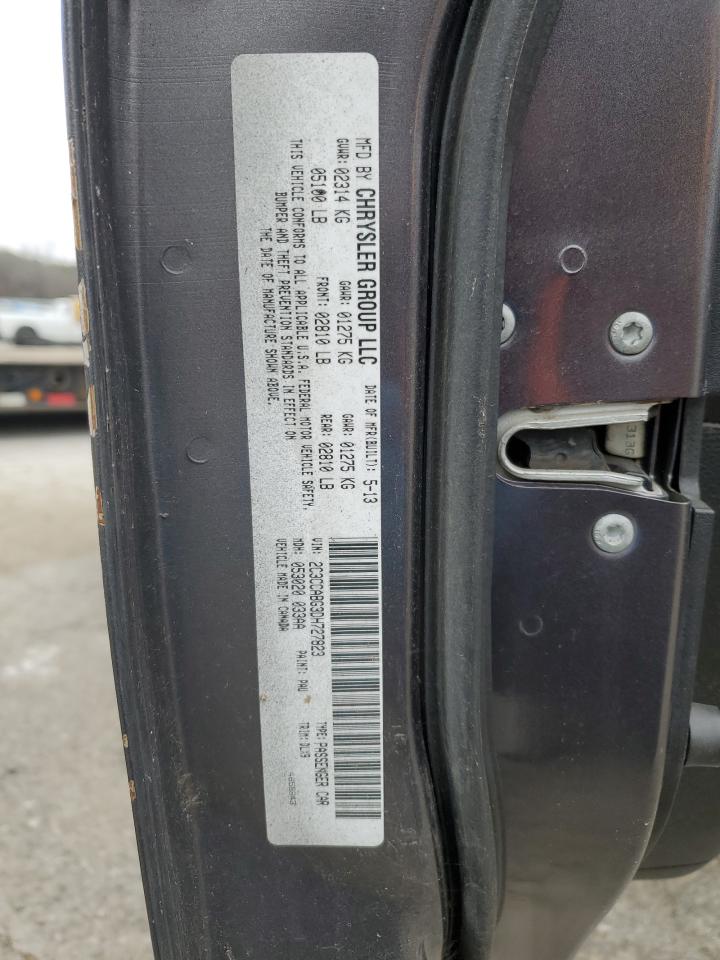 2013 Chrysler 300 S VIN: 2C3CCABG3DH727823 Lot: 87406164