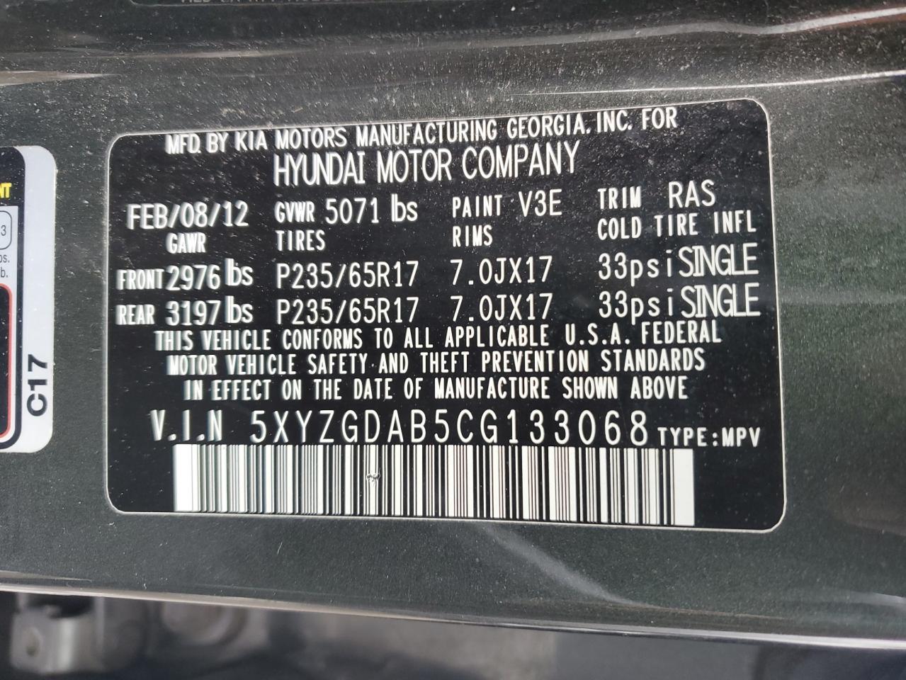 2012 Hyundai Santa Fe - Image 13