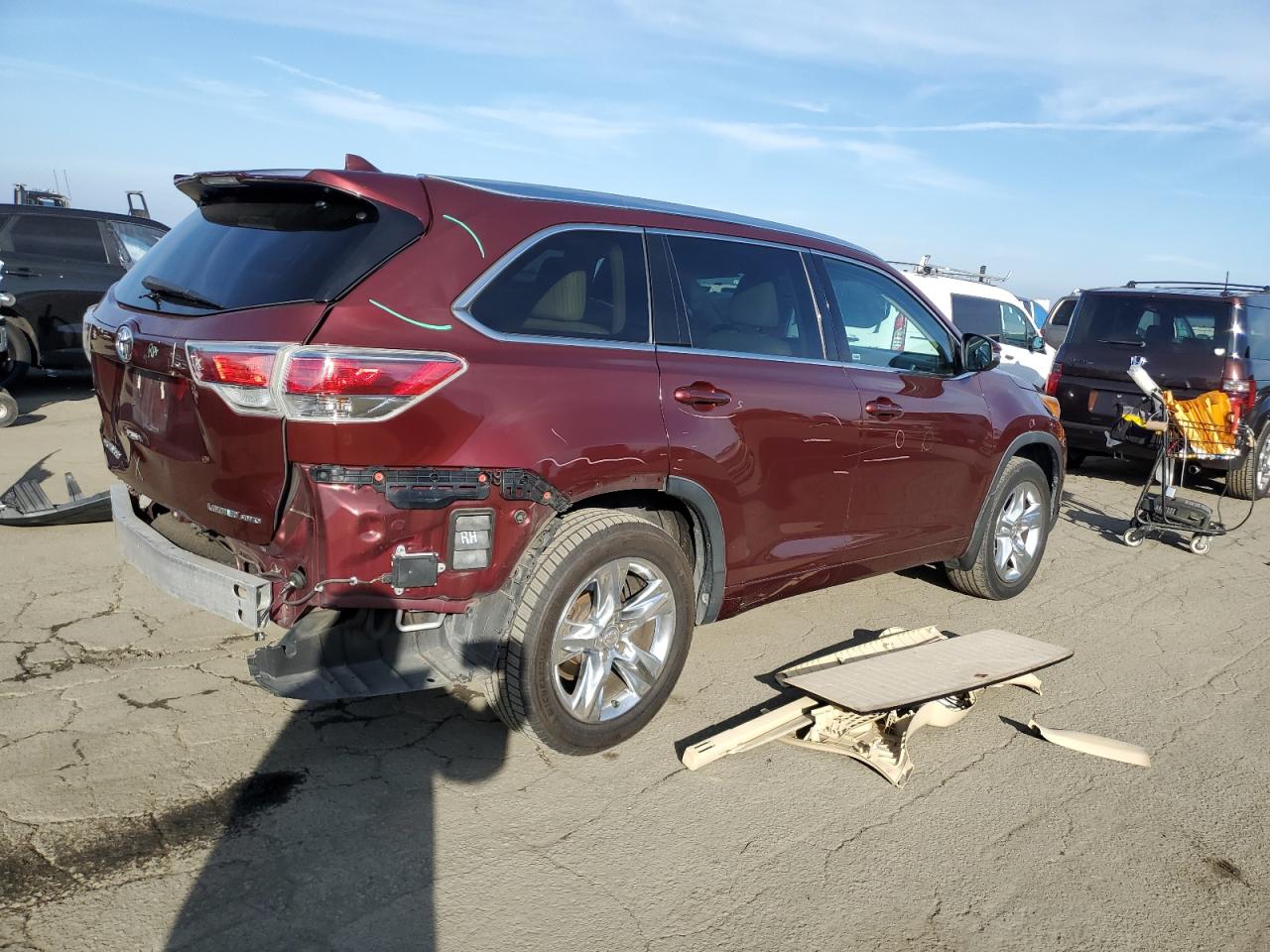 VIN 5TDDKRFH5FS116474 2015 TOYOTA HIGHLANDER no.3