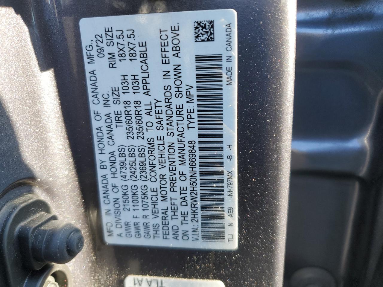 2022 Honda CR-V - Image 13