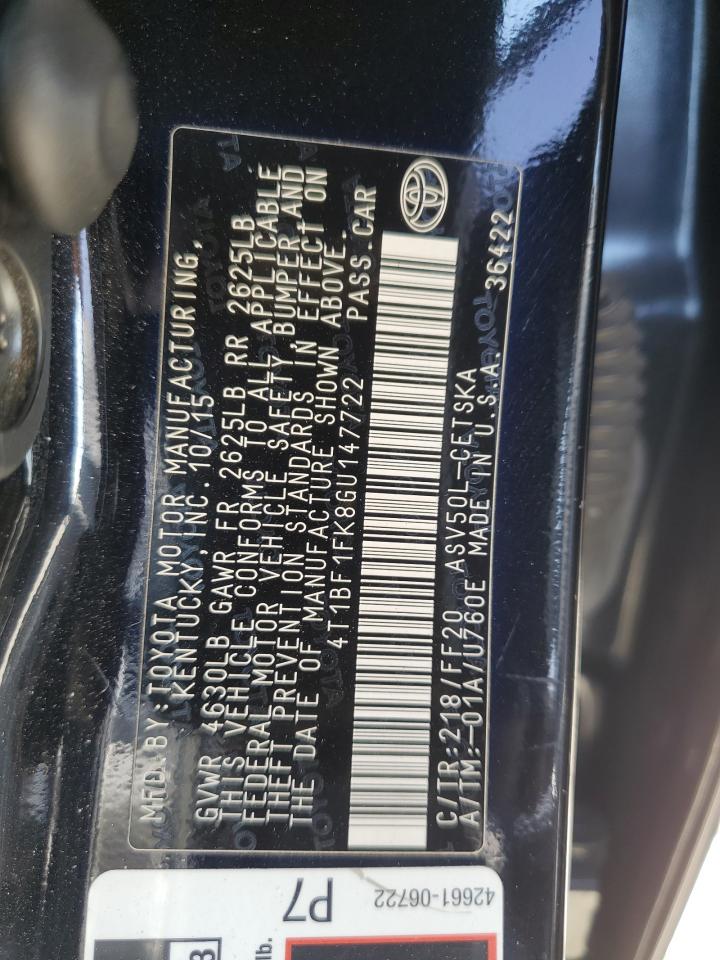 2016 Toyota Camry - Image 12