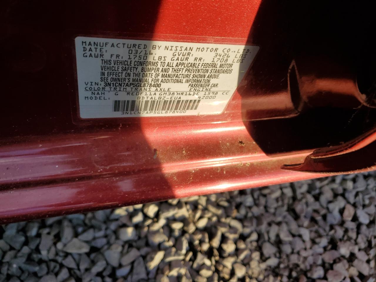 2016 Nissan Versa - Image 12
