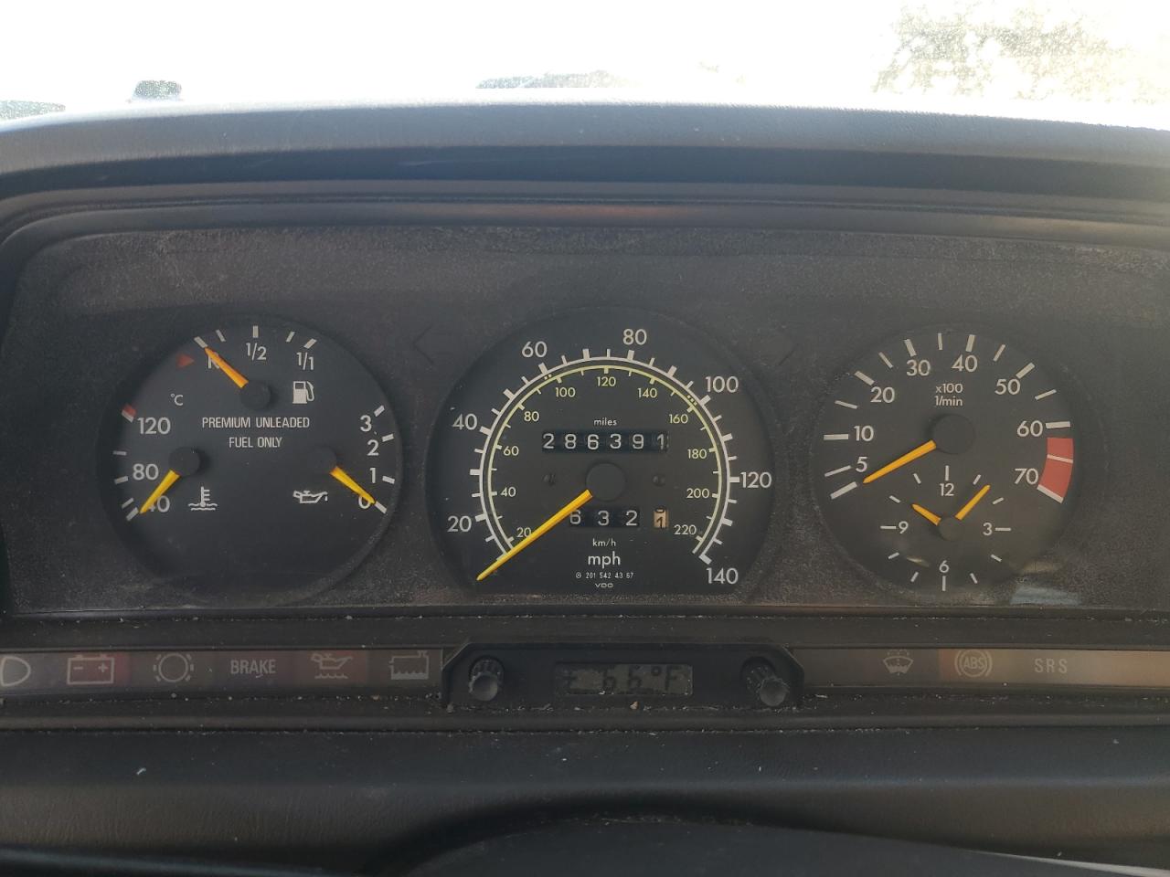 1993 Mercedes-Benz 190 E 2.6 VIN: WDBDA29D3PG070284 Lot: 87027414