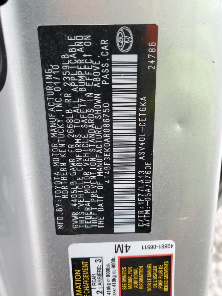 2010 Toyota Camry - Image 12