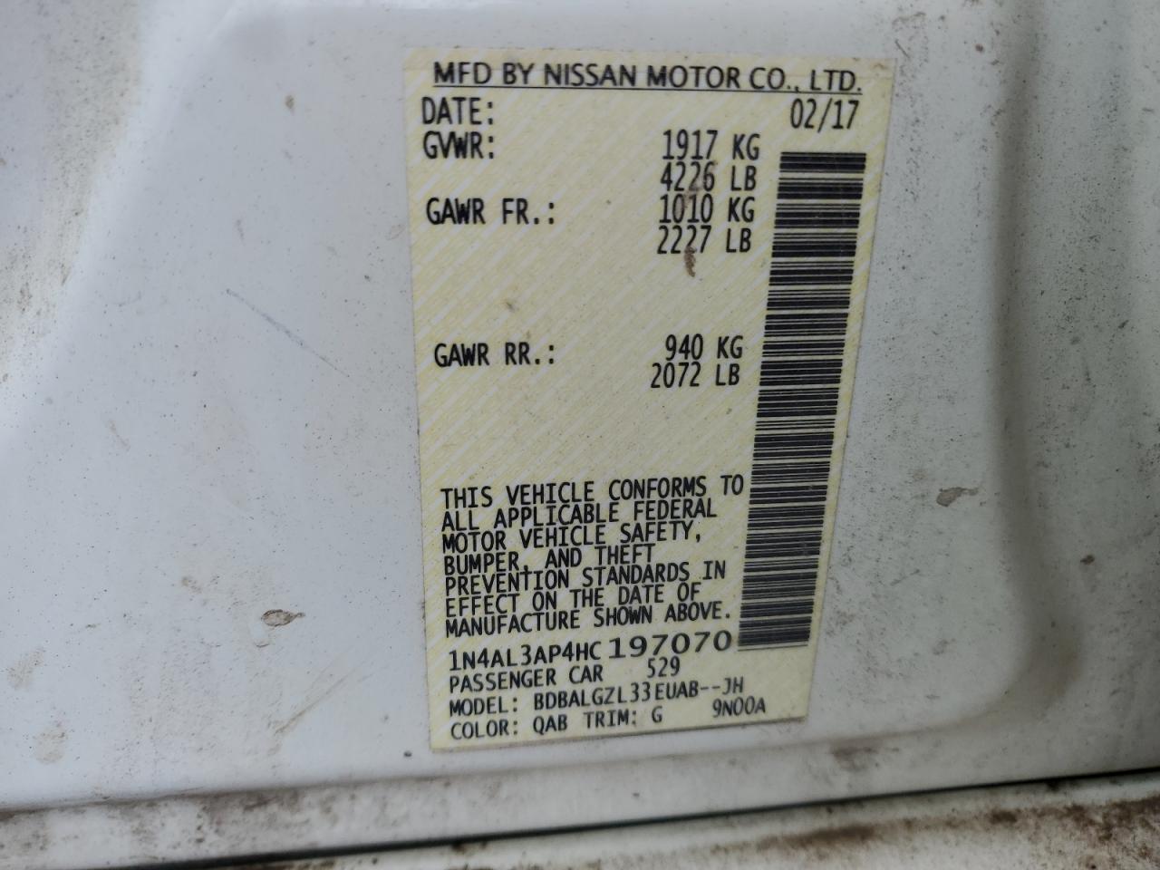 2017 Nissan Altima - Image 12