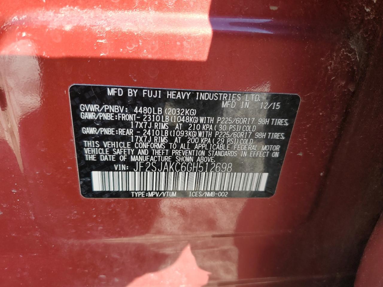 2016 Subaru Forester - Image 12