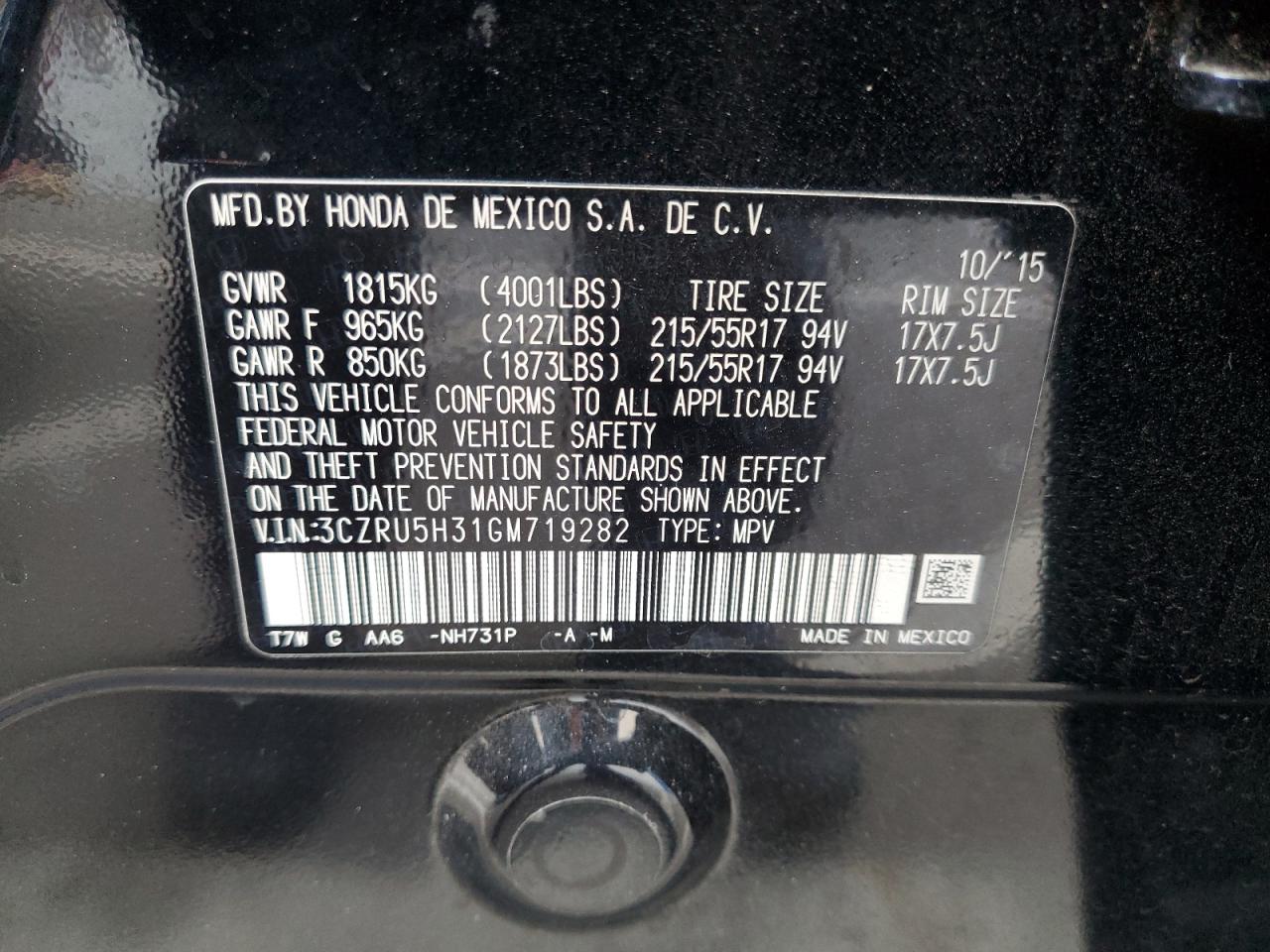 2016 Honda HR-V - Image 13