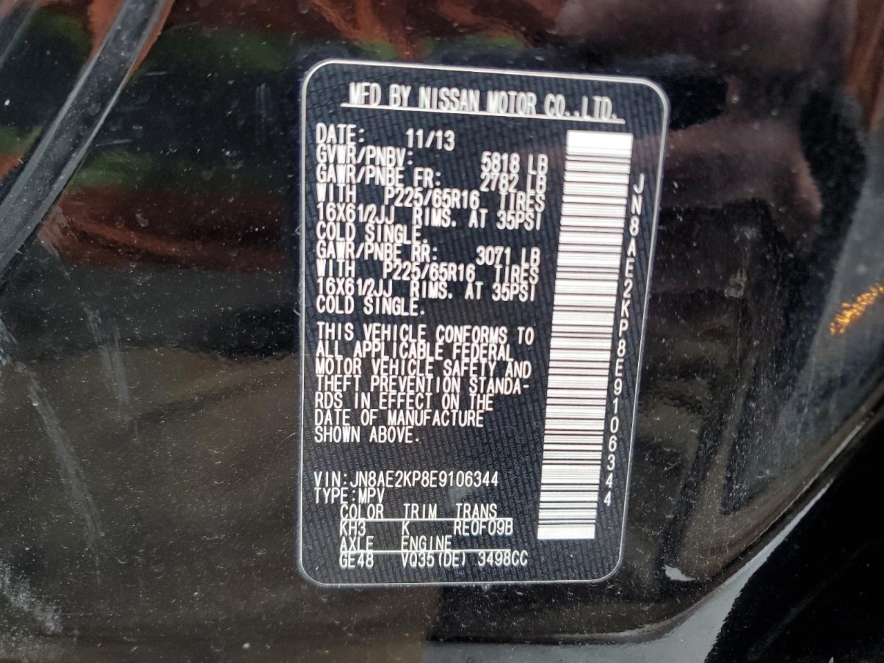 2014 Nissan Quest - Image 14