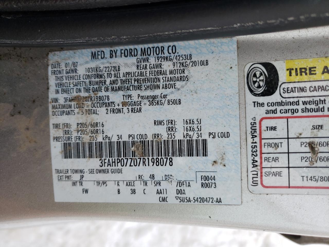2007 Ford Fusion - Image 12