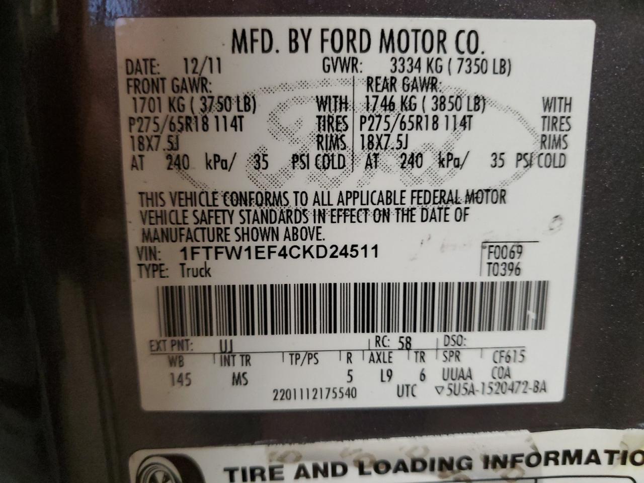 2012 Ford F-150 - Image 12