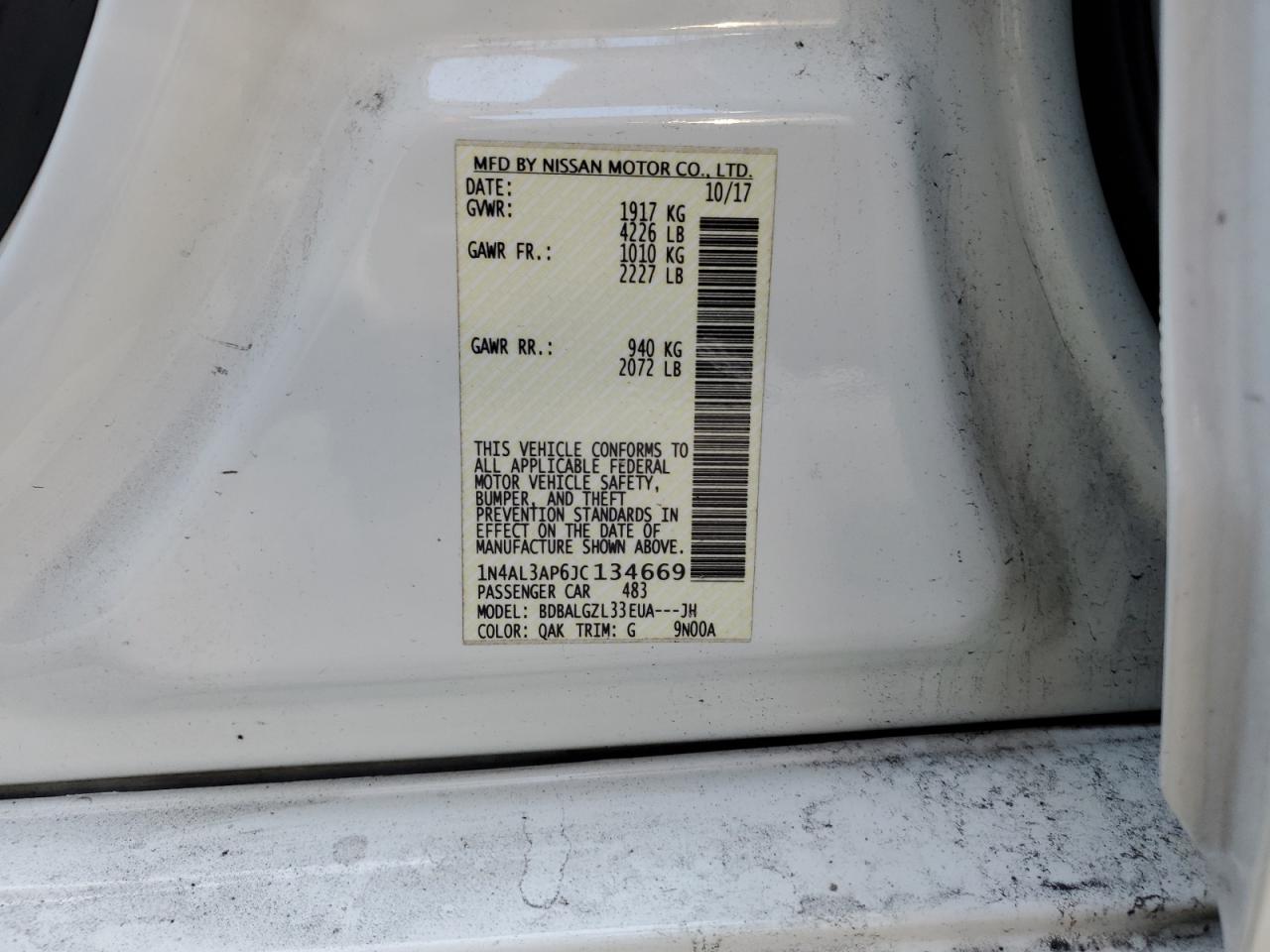 2018 Nissan Altima - Image 13