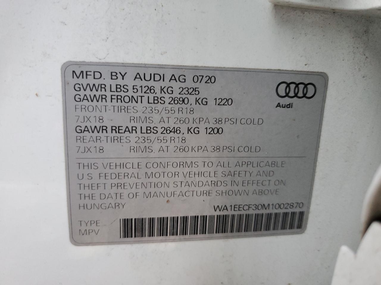 2021 Audi Q3 - Image 14