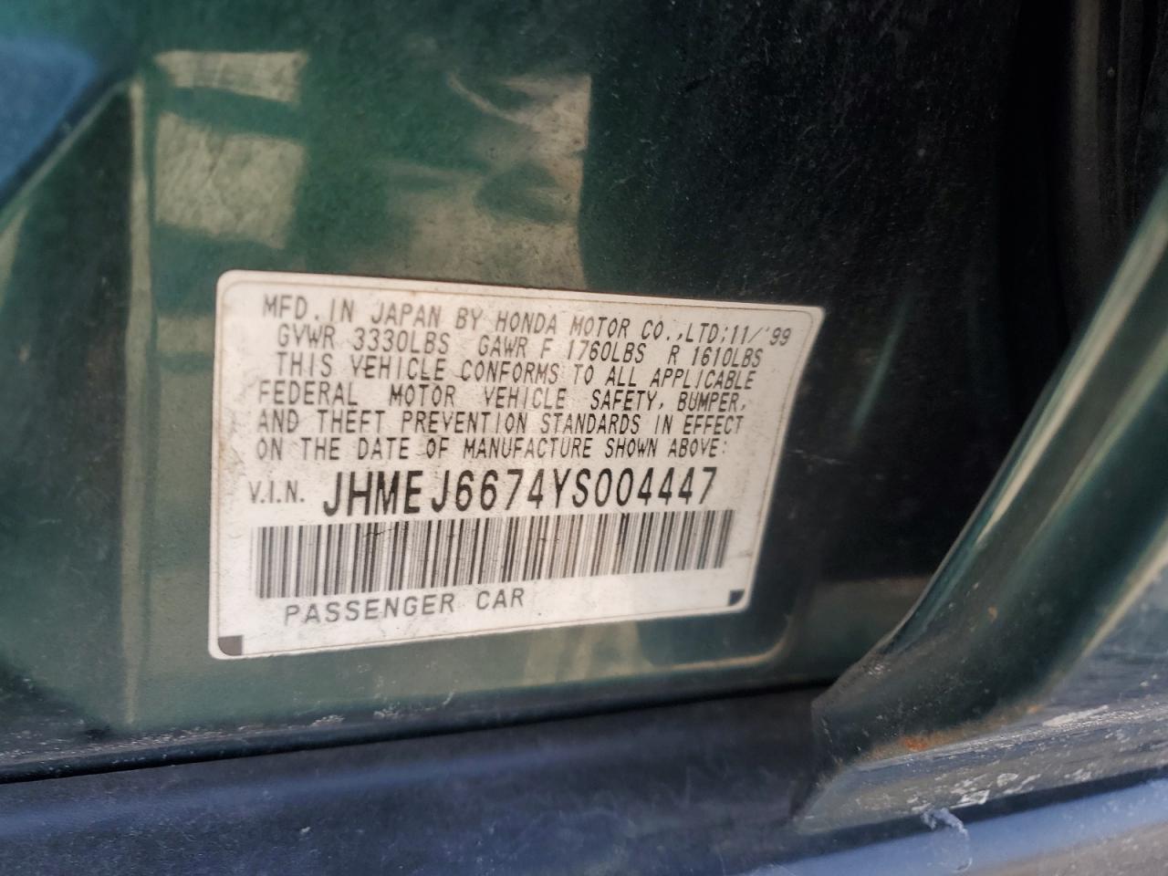 2000 Honda Civic - Image 13