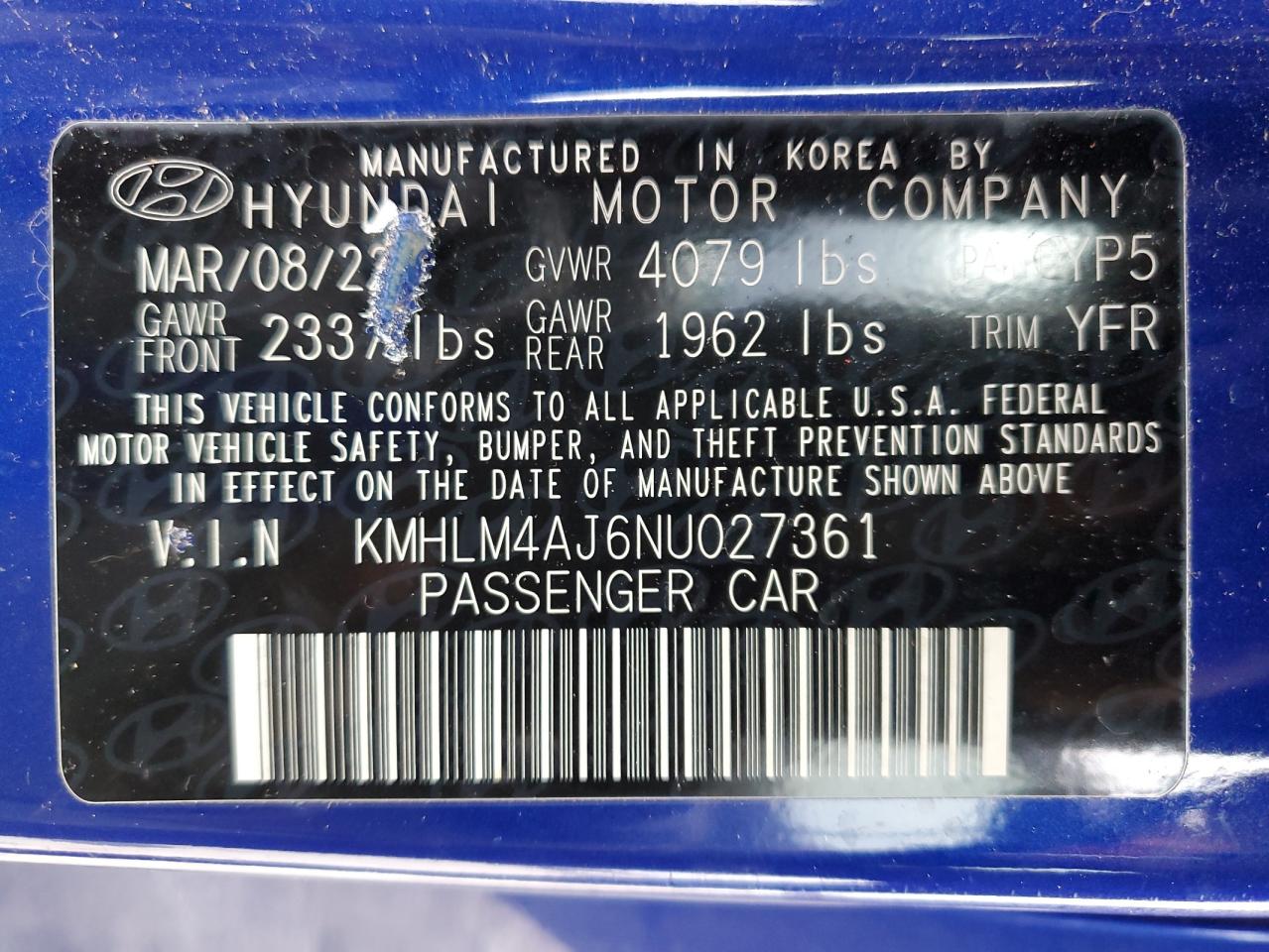 2022 Hyundai Elantra - Image 14
