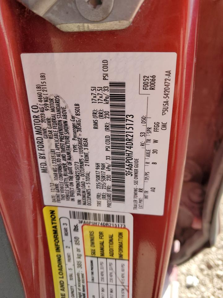 2013 Ford Fusion - Image 12