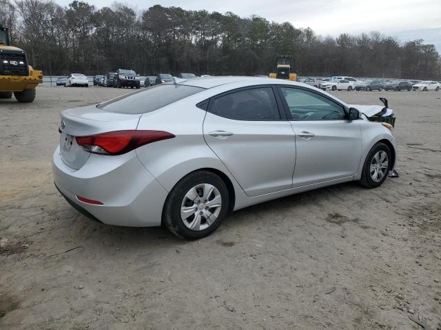  HYUNDAI ELANTRA 2016 Silver