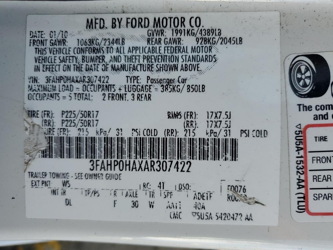 2010 Ford Fusion - Image 13