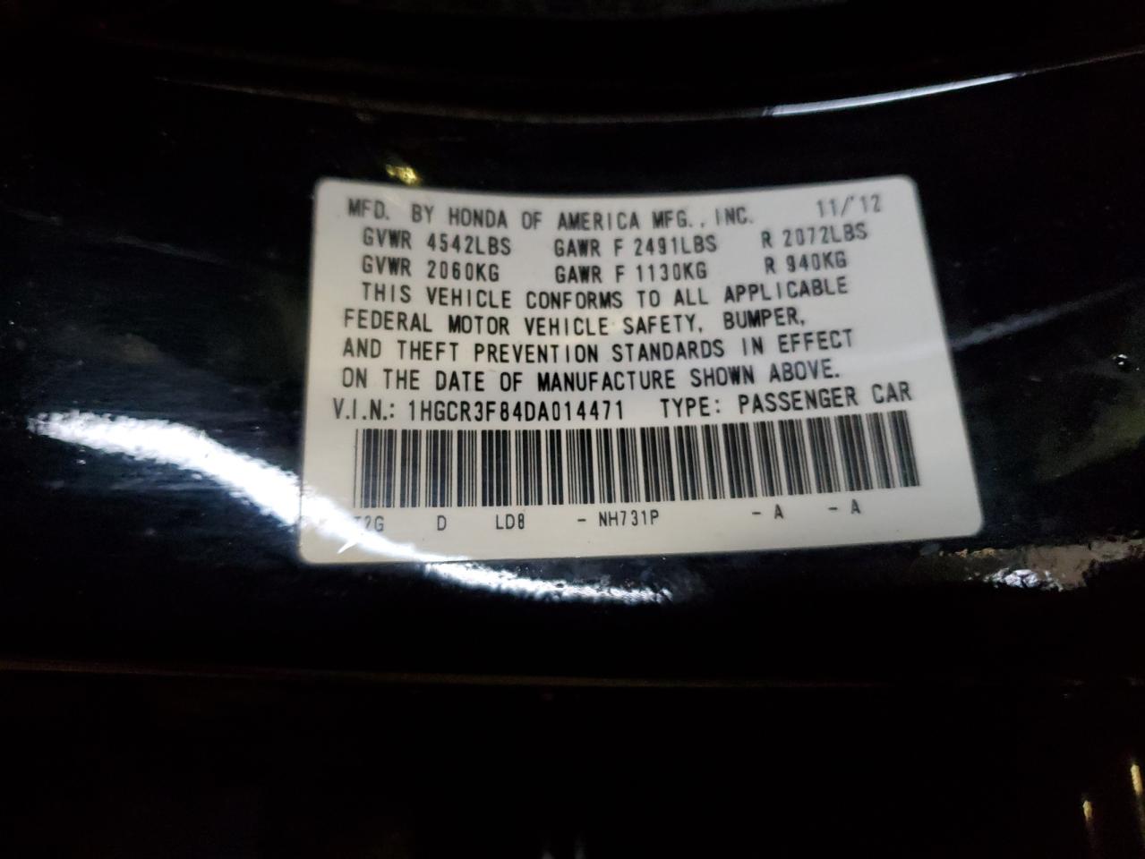 2013 Honda Accord - Image 12