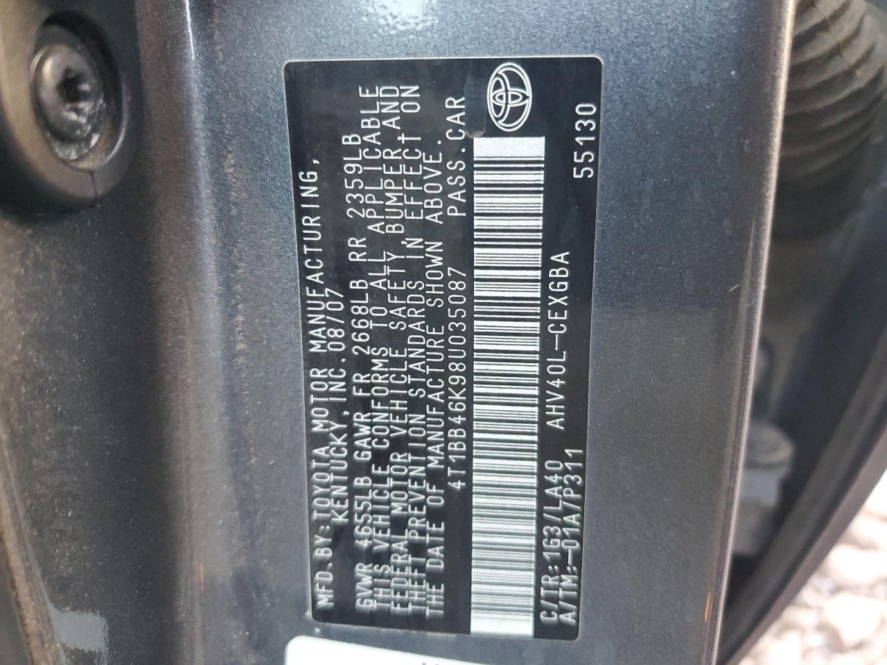 2008 Toyota Camry - Image 12