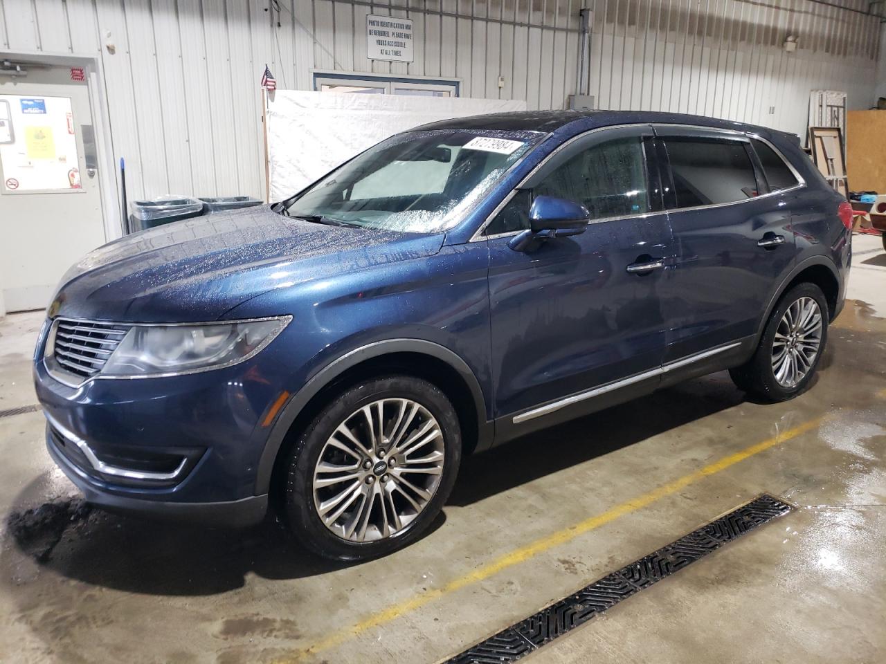 VIN 2LMPJ8LR4HBL18668 2017 LINCOLN MKX no.1