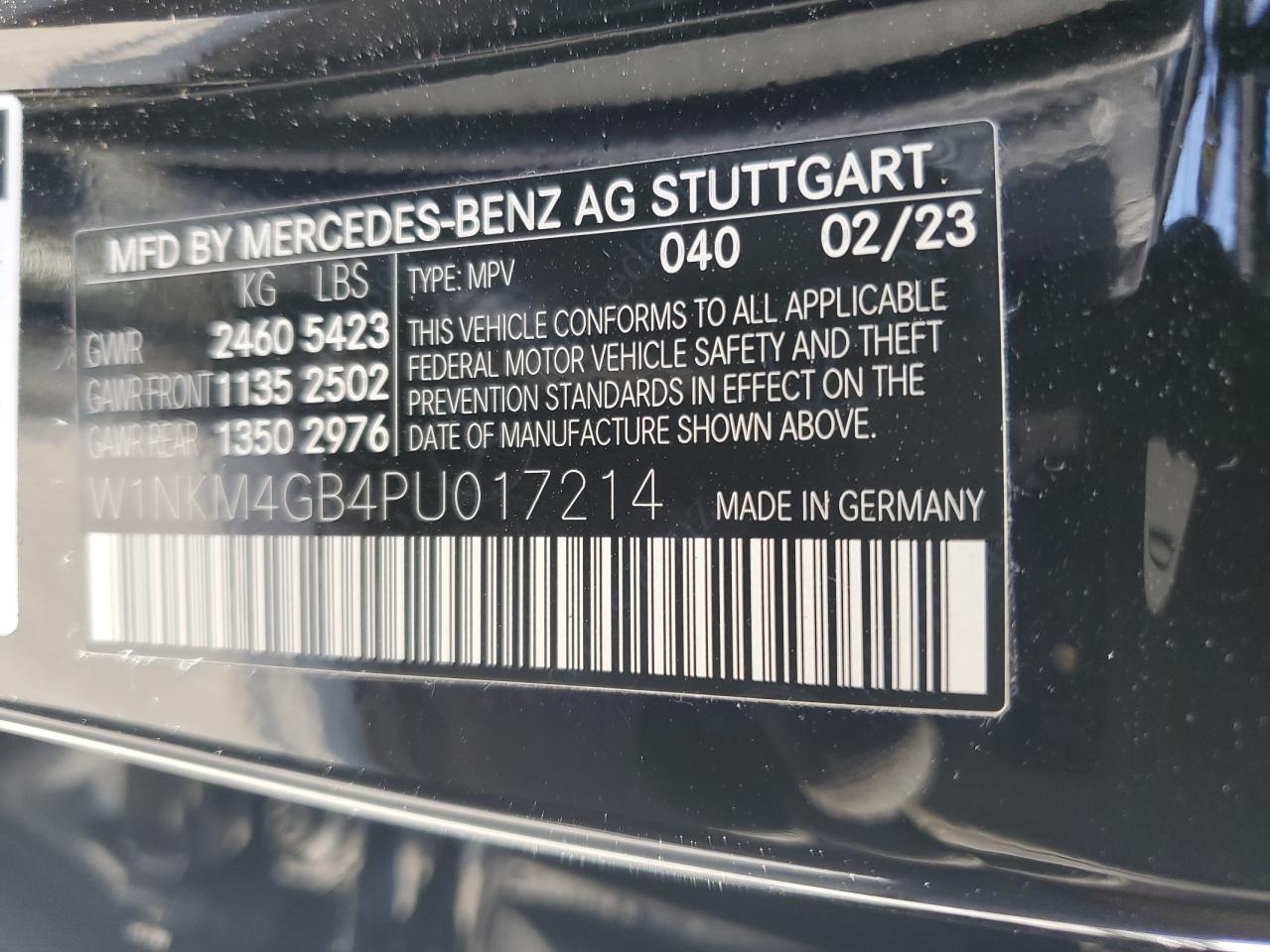 VIN W1NKM4GB4PU017214 2023 MERCEDES-BENZ GLC-CLASS no.13