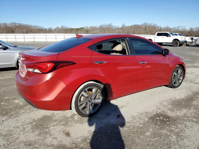 Sedans HYUNDAI ELANTRA 2015 Red