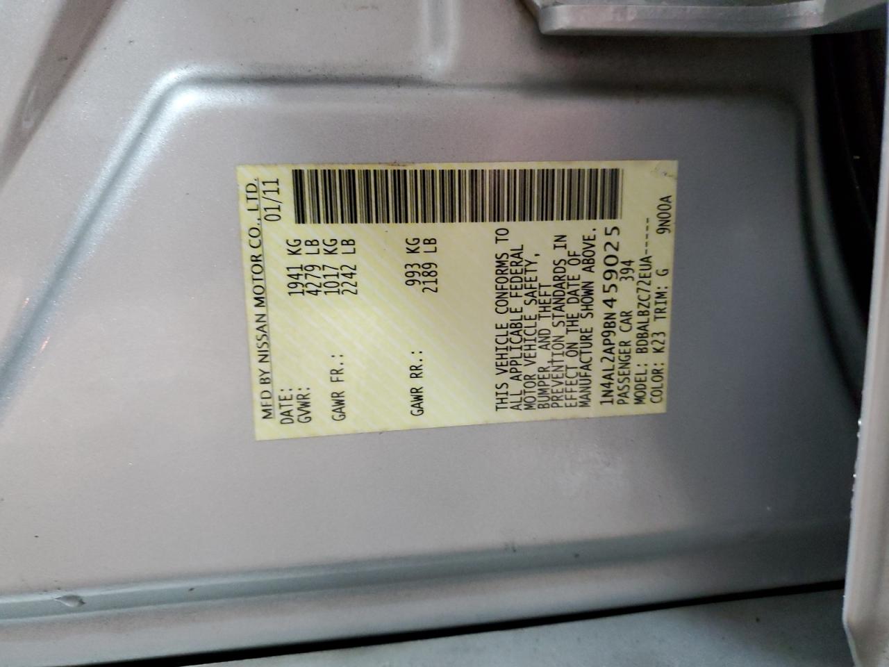 2011 Nissan Altima - Image 13