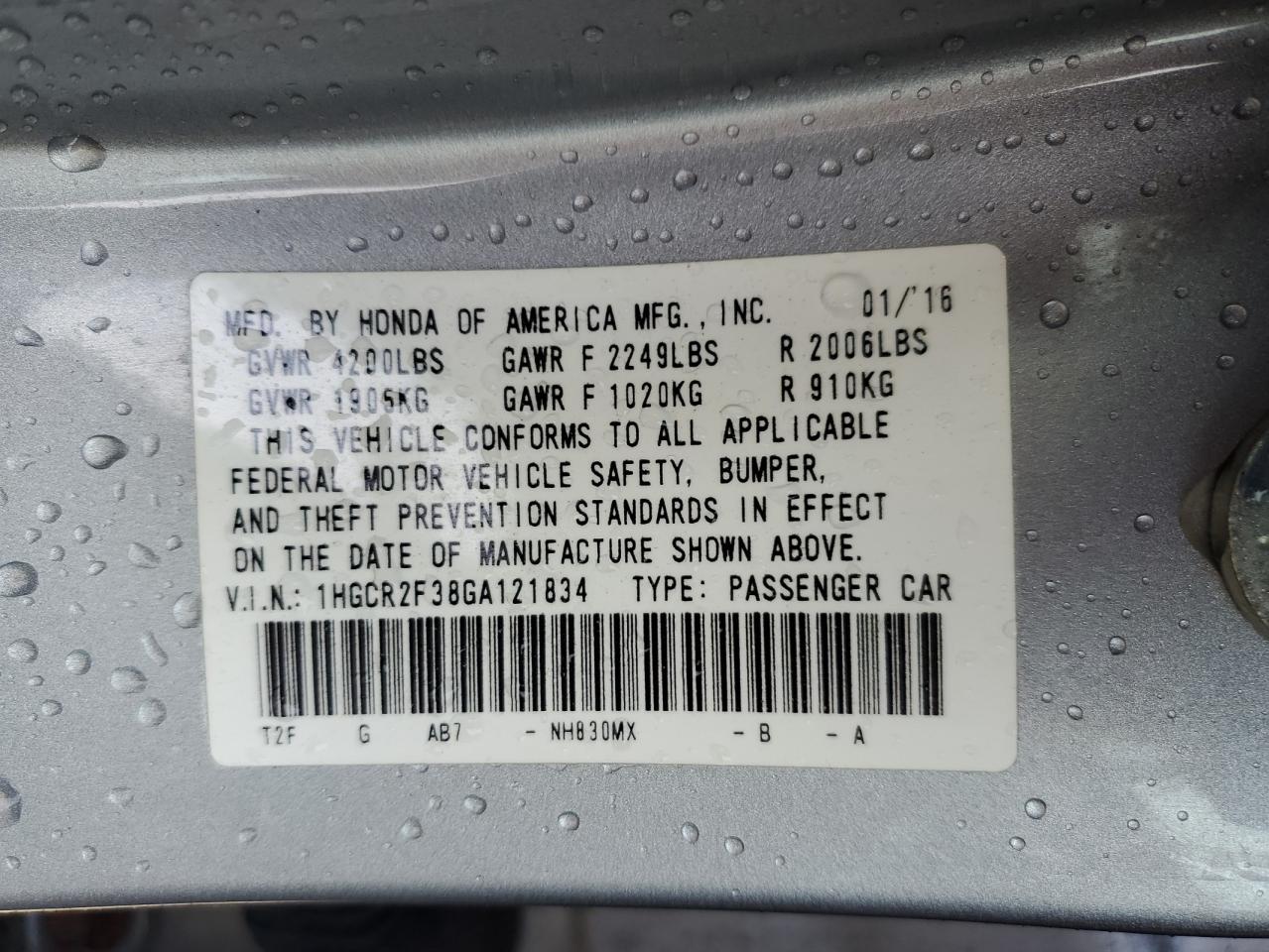 2016 Honda Accord - Image 12