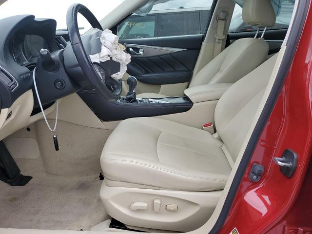  INFINITI Q50 2016 Czerwony