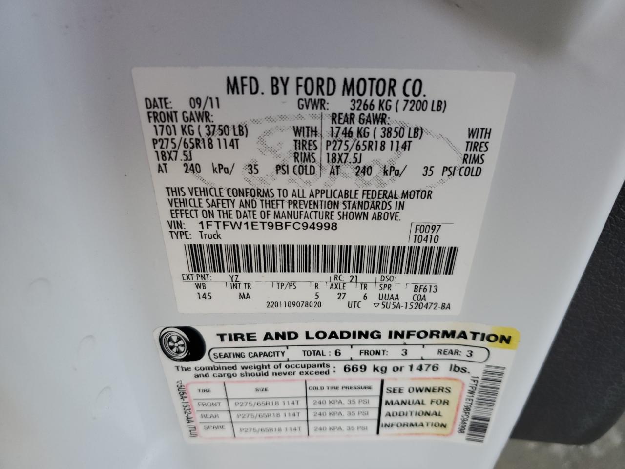 2011 Ford F-150 - Image 14