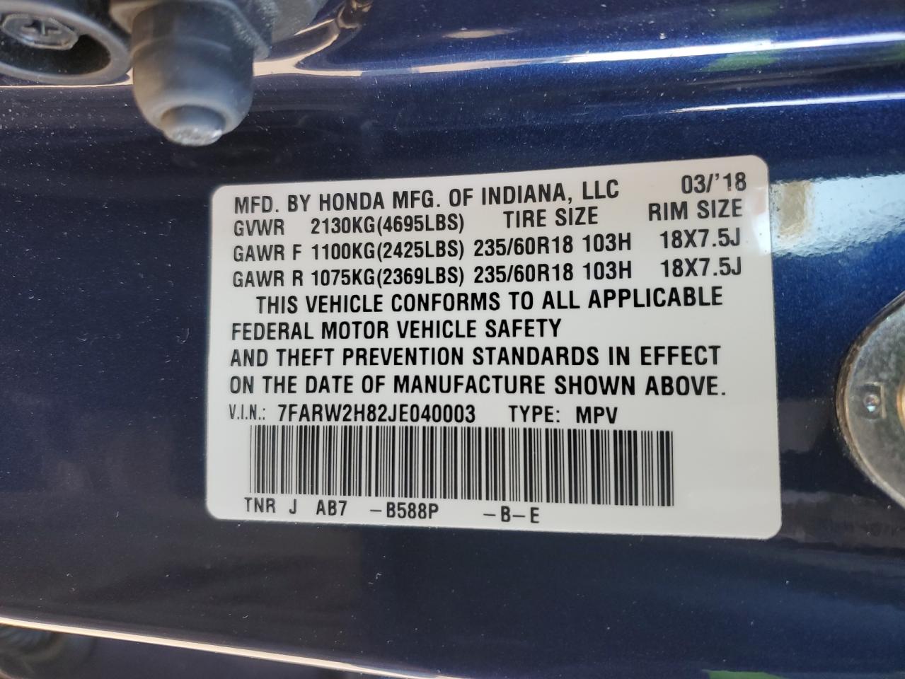2018 Honda CR-V - Image 14