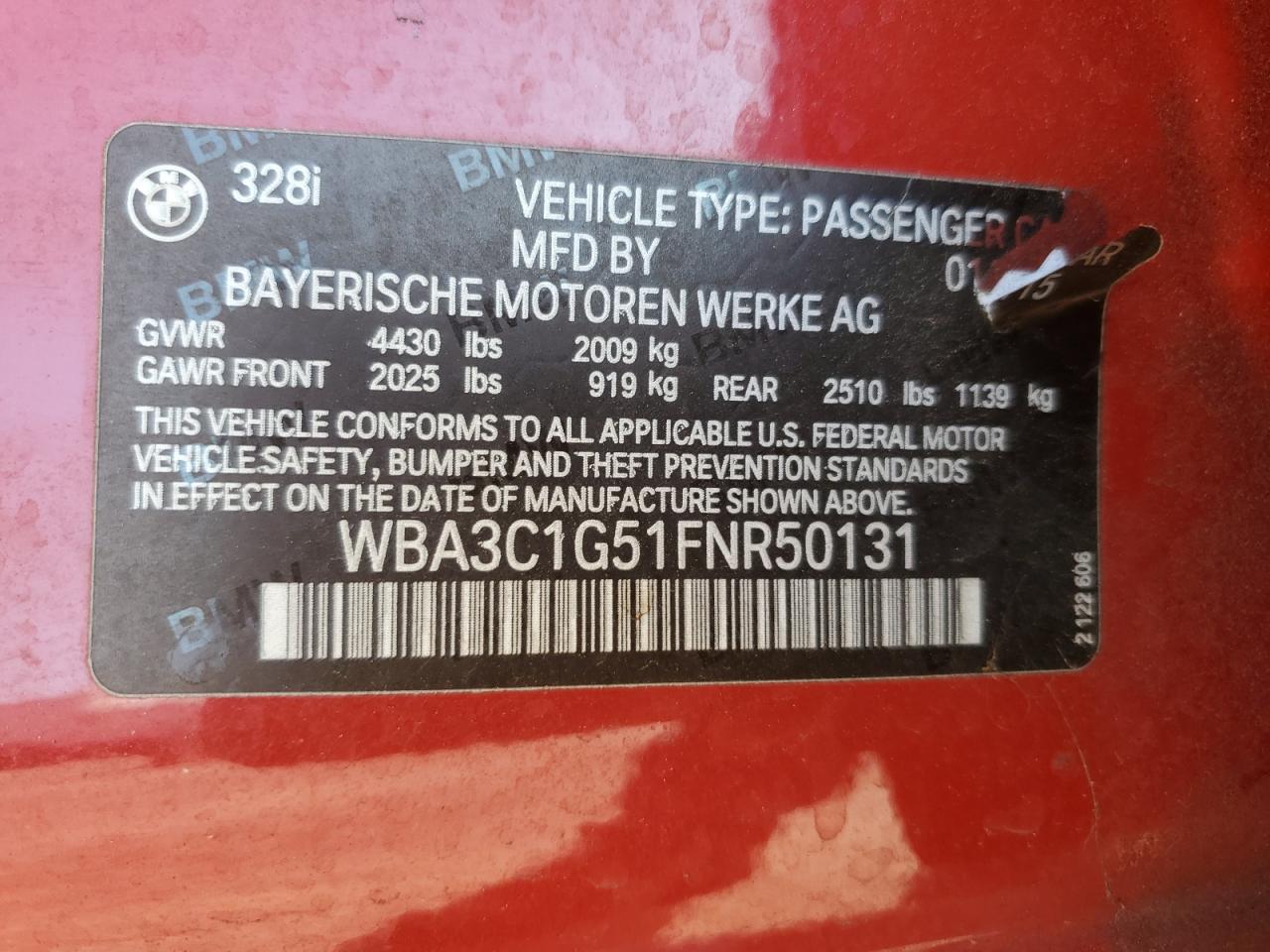 2015 BMW 3er - Image 12
