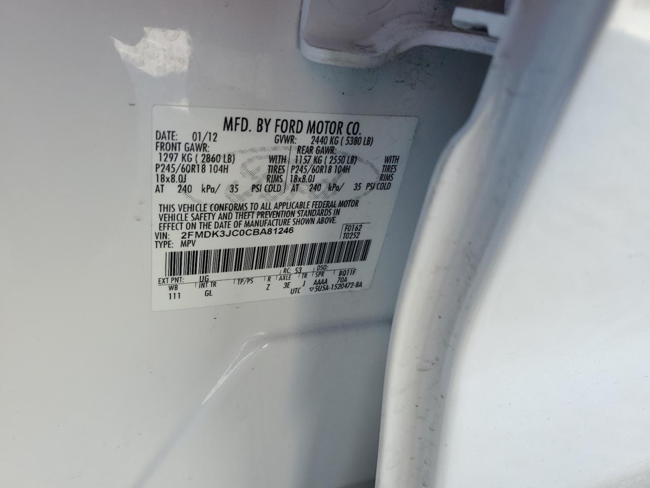 2012 Ford Edge - Image 13