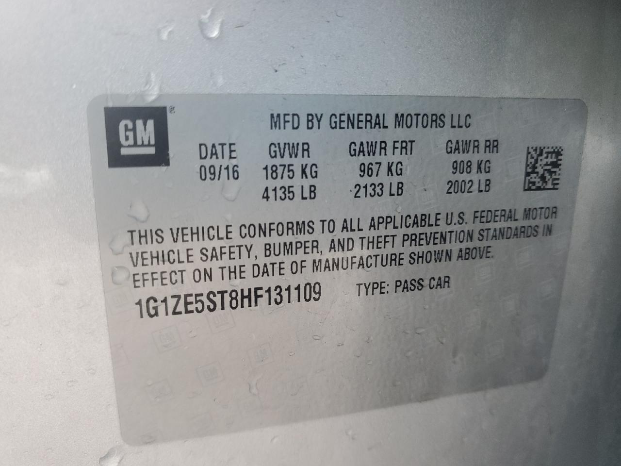 2017 Chevrolet Malibu - Image 12