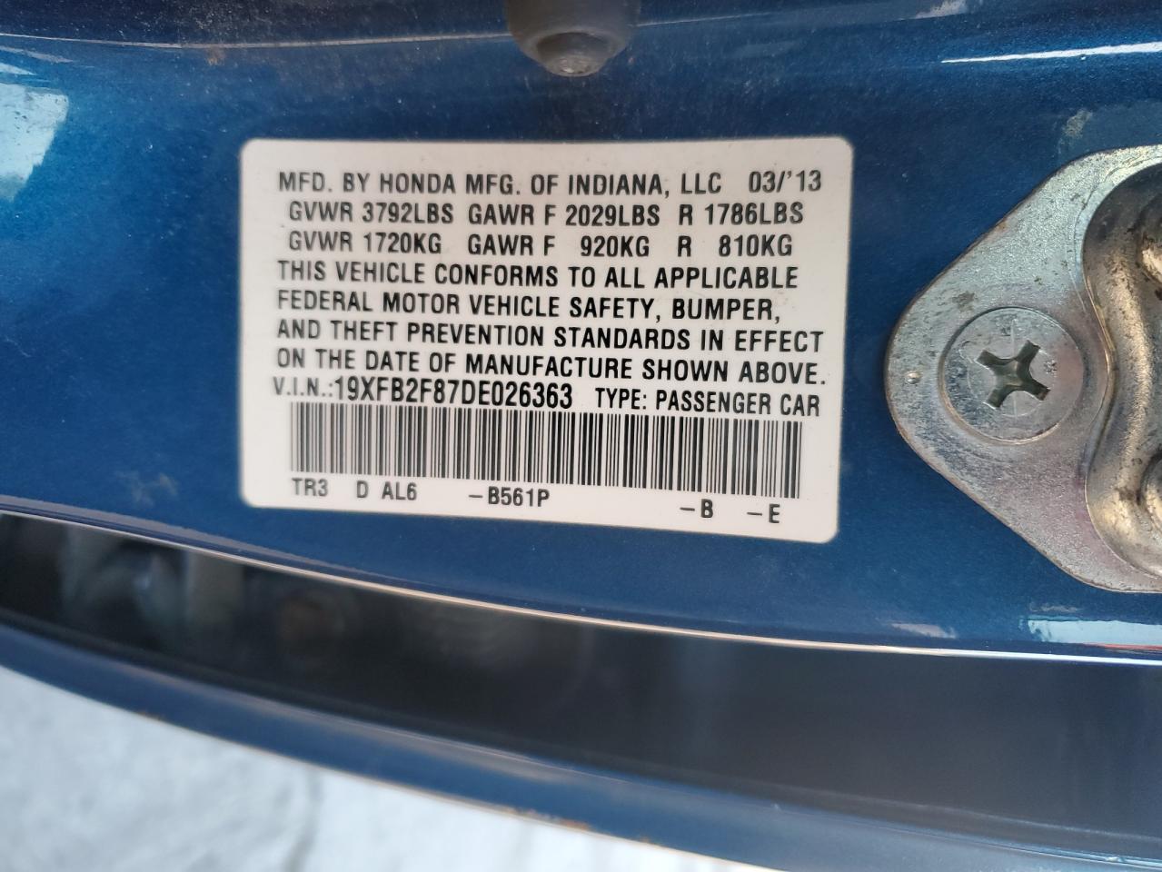 2013 Honda Civic - Image 15