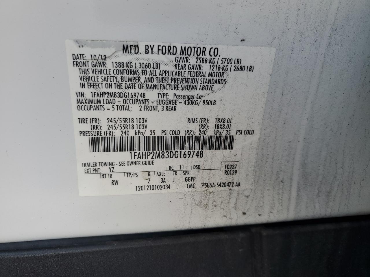 2013 Ford Taurus - Image 12