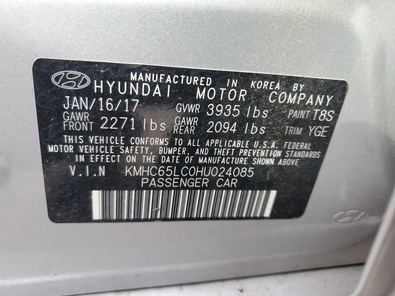 2017 Hyundai IONIQ - Image 13