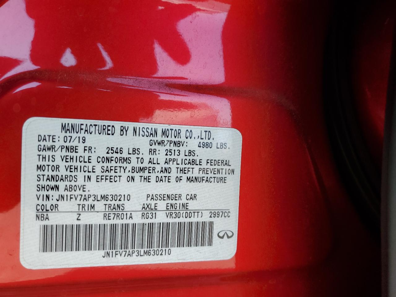 2020 Infiniti Q50 - Image 14