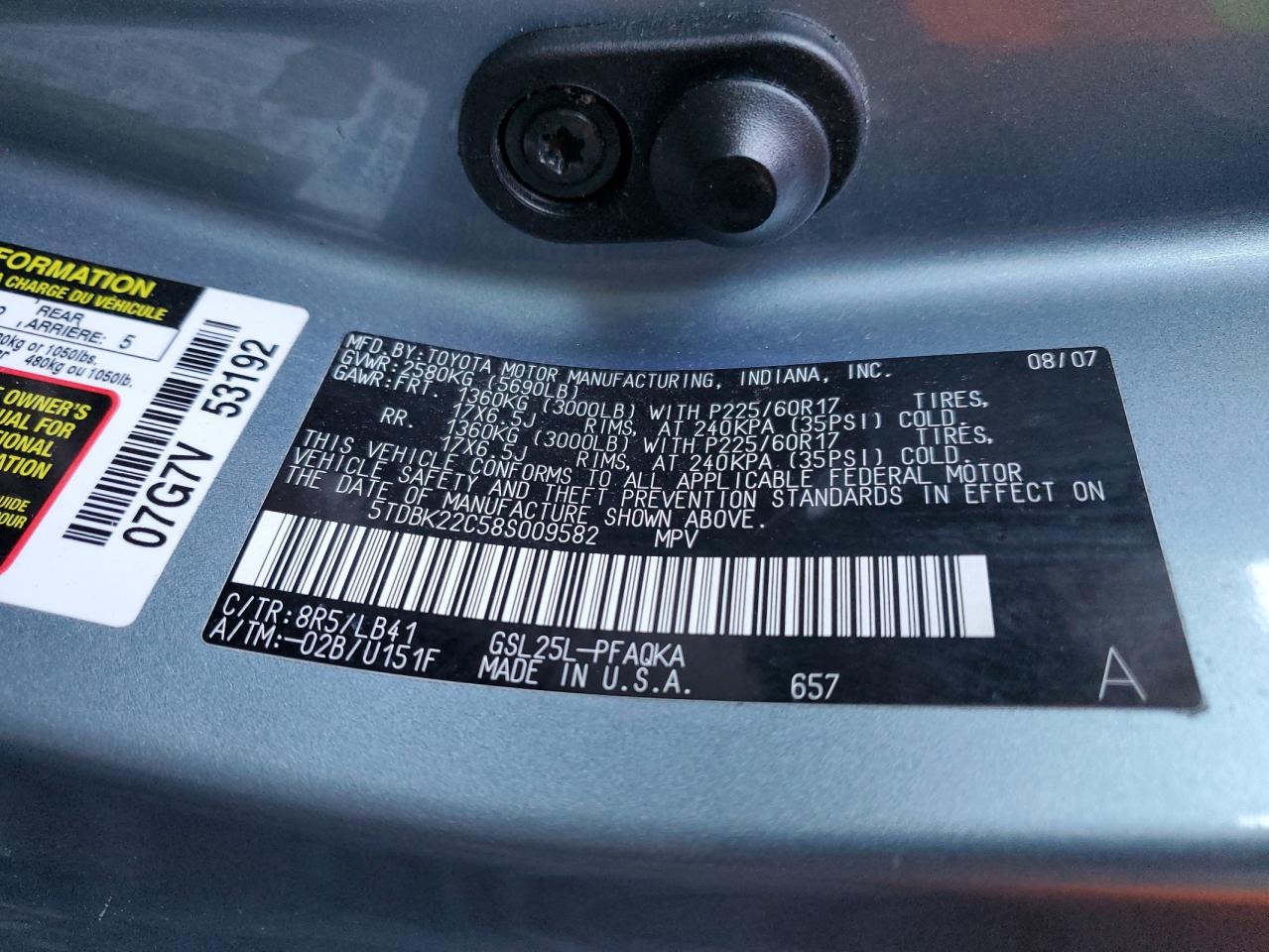 2008 Toyota Sienna - Image 13