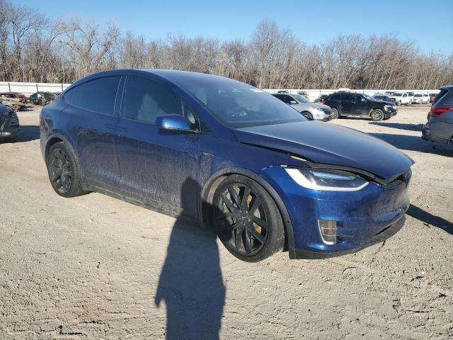  TESLA MODEL X 2017 Синий