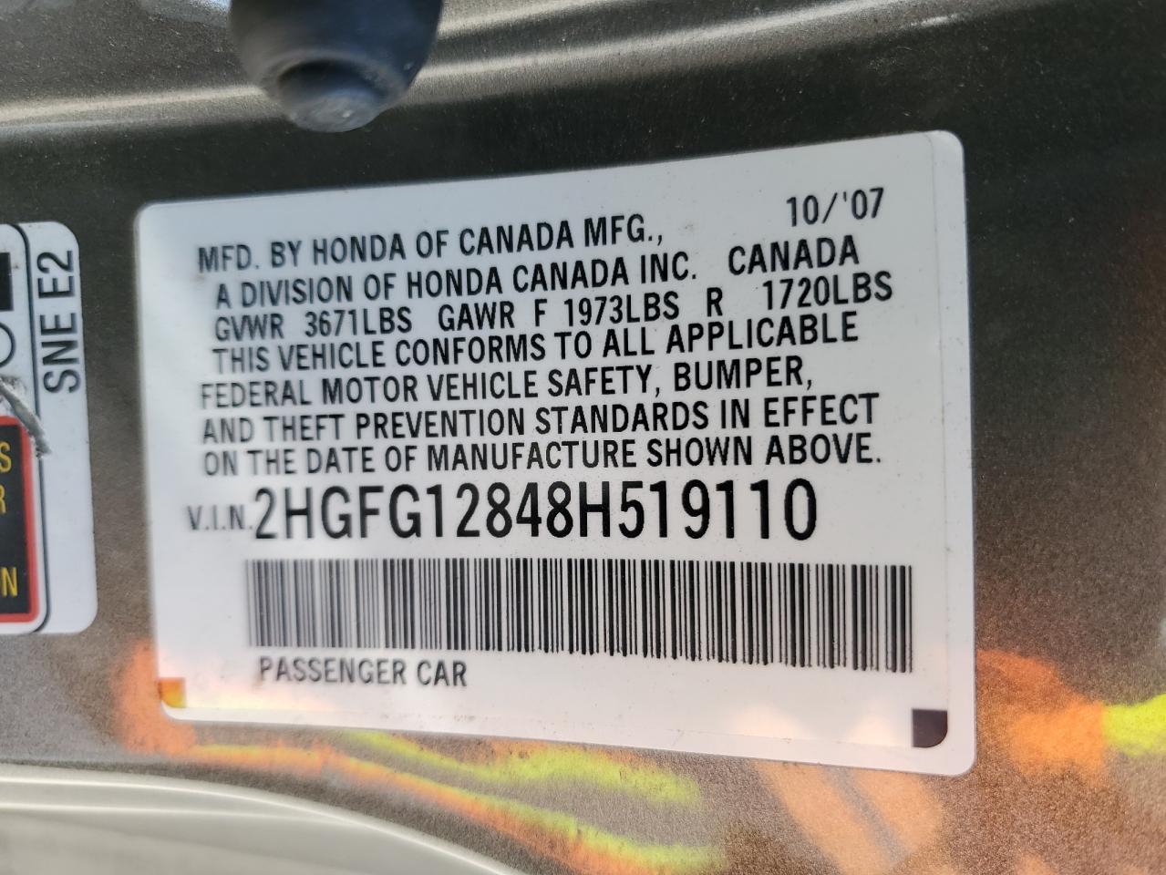 2008 Honda Civic - Image 12