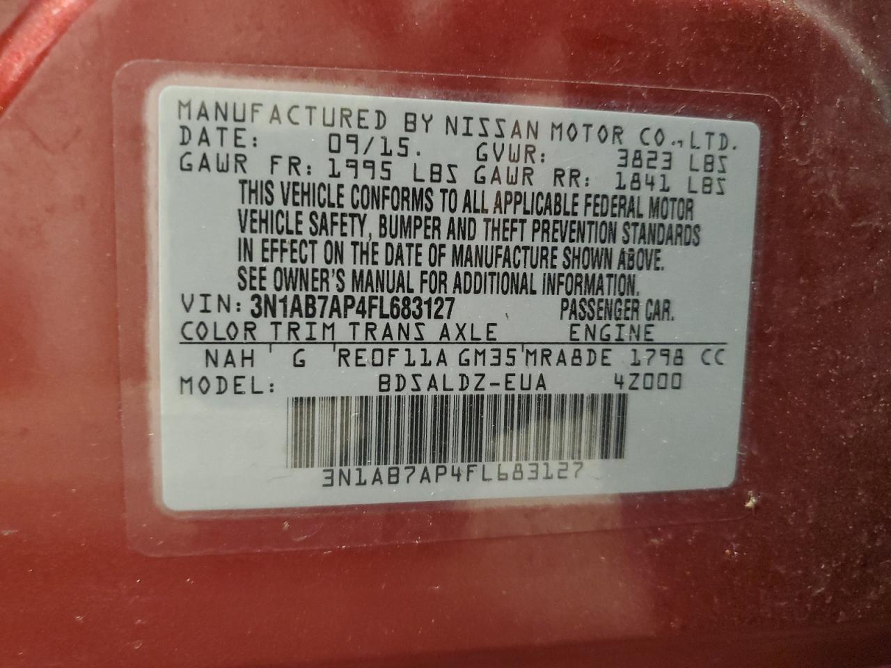 2015 Nissan Sentra - Image 12