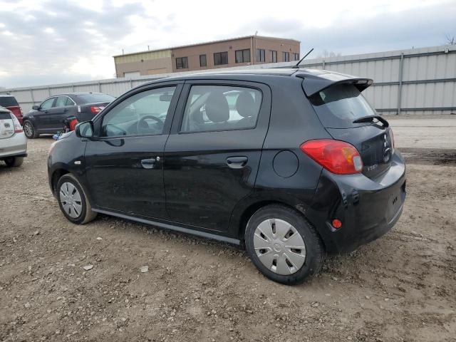 Hatchbacks MITSUBISHI MIRAGE 2015 Czarny