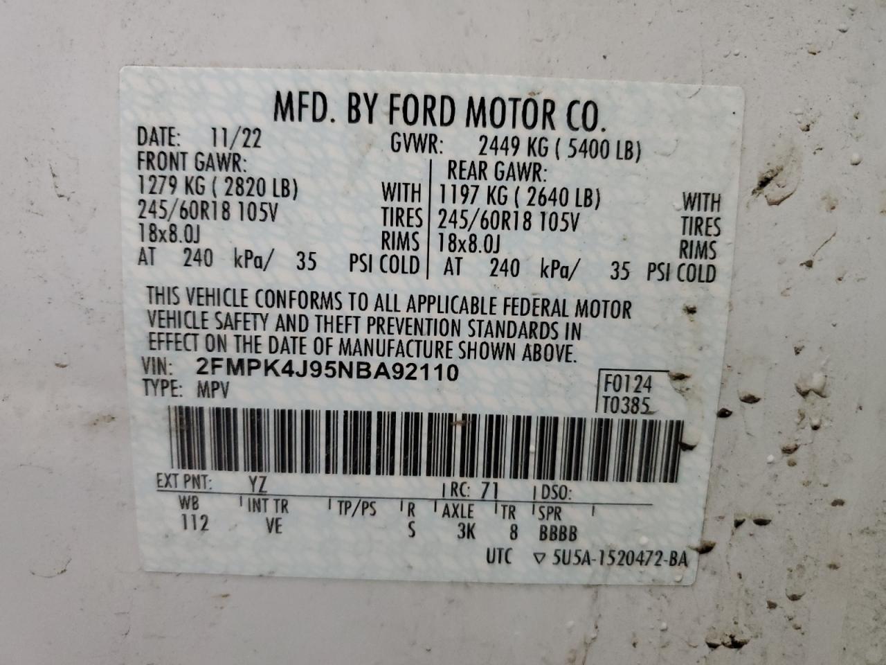 2022 Ford Edge - Image 12