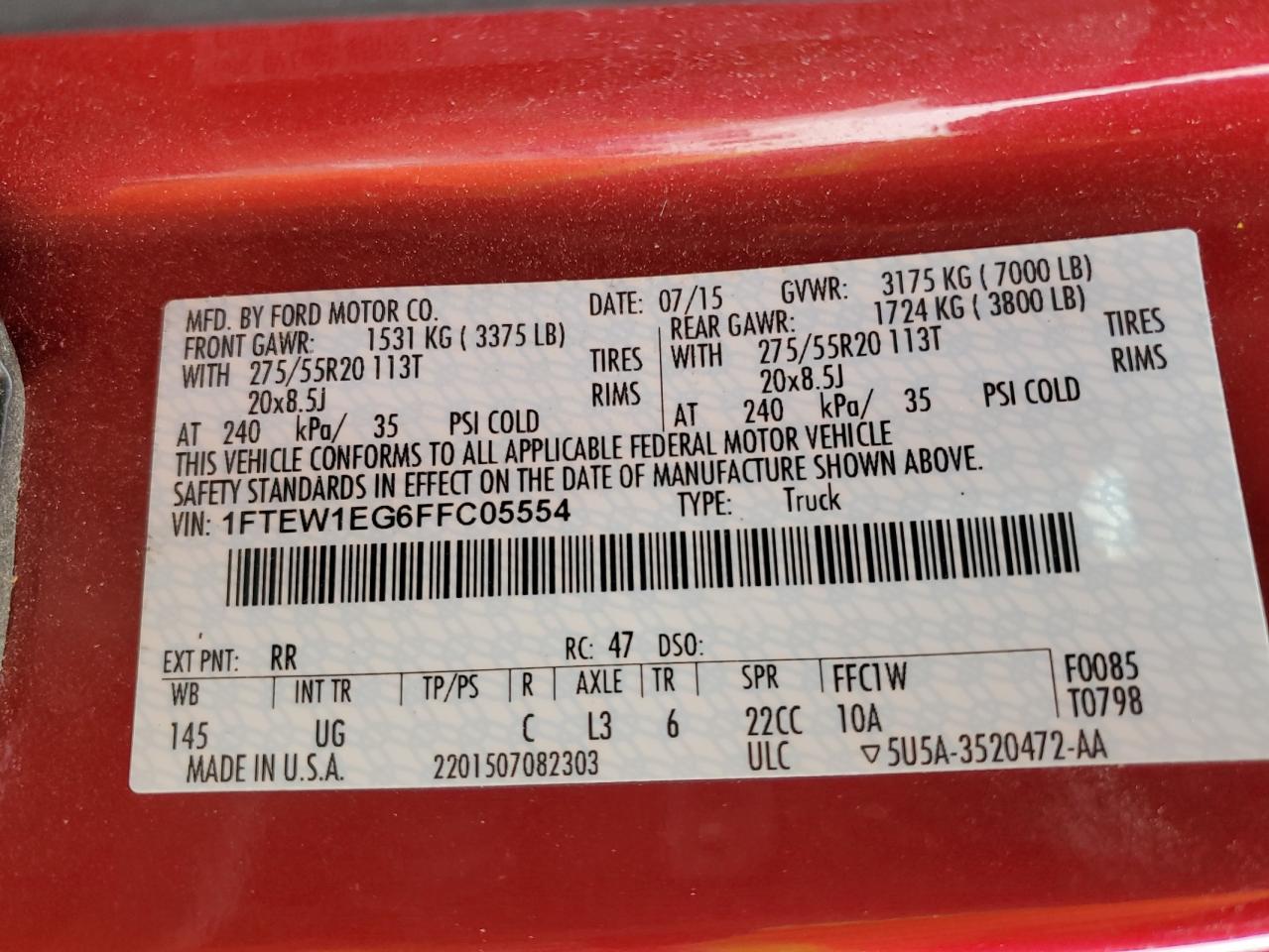 2015 Ford F-150 - Image 12