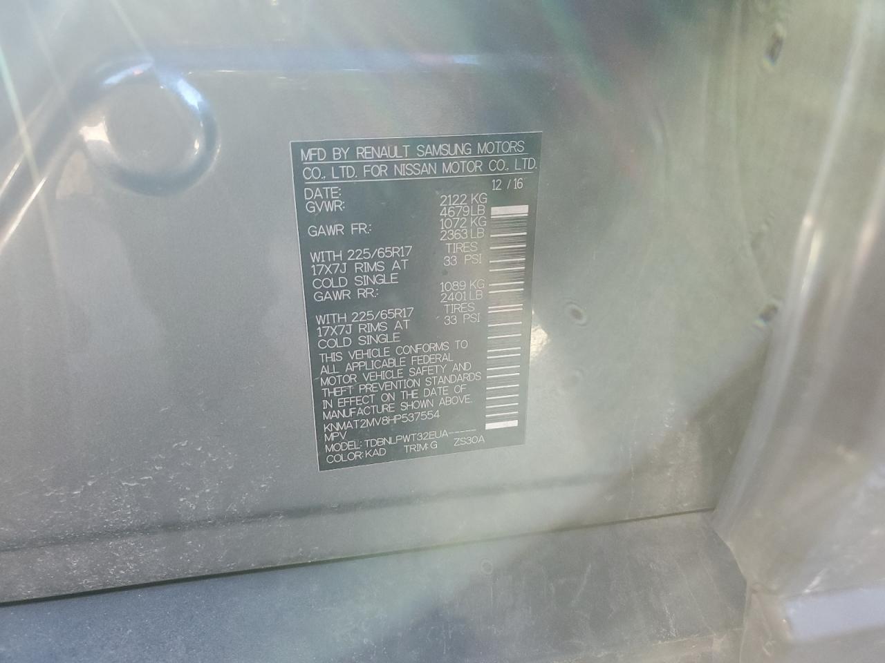 2017 Nissan Rogue - Image 13