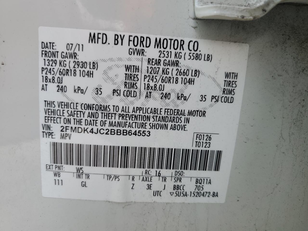 2011 Ford Edge - Image 16