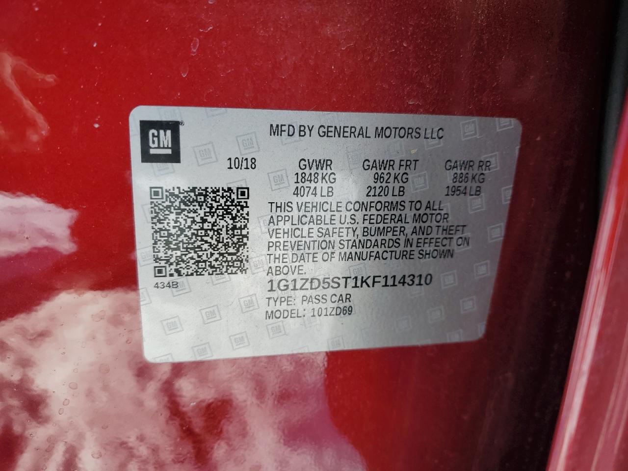 2019 Chevrolet Malibu - Image 12